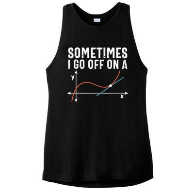 Funny Math Funny Geometry Math Humor Math Pun Math Joke Ladies PosiCharge Tri-Blend Wicking Tank