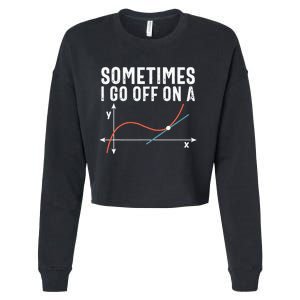 Funny Math Funny Geometry Math Humor Math Pun Math Joke Cropped Pullover Crew