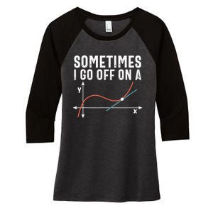 Funny Math Funny Geometry Math Humor Math Pun Math Joke Women's Tri-Blend 3/4-Sleeve Raglan Shirt