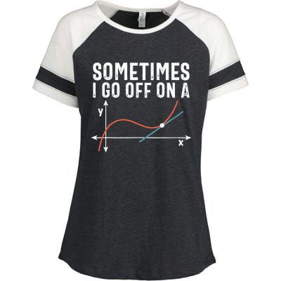 Funny Math Funny Geometry Math Humor Math Pun Math Joke Enza Ladies Jersey Colorblock Tee