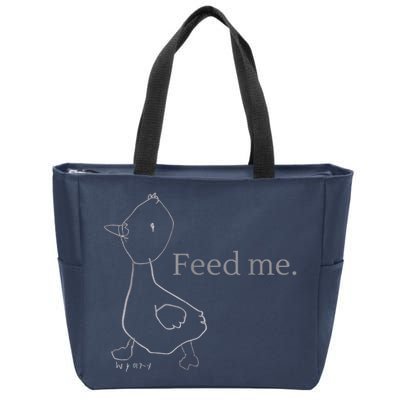 Feed Me Zip Tote Bag