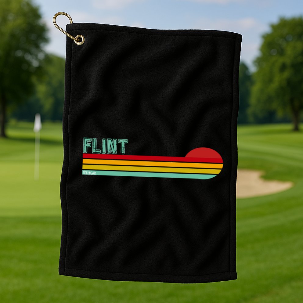 Flint Michigan Golf Towel