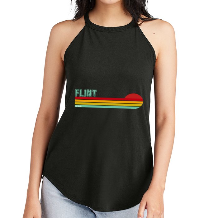 Flint Michigan Women's Perfect Tri Rocker Tank