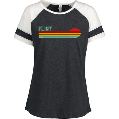 Flint Michigan Enza Ladies Jersey Colorblock Tee