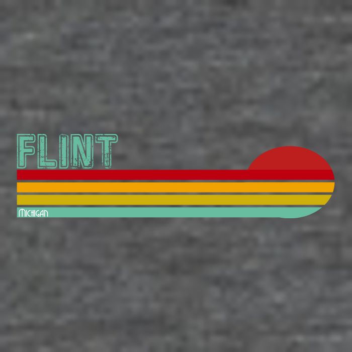 Flint Michigan 7 Panel Mesh Trucker Snapback Hat