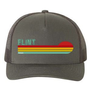 Flint Michigan Yupoong Adult 5-Panel Trucker Hat