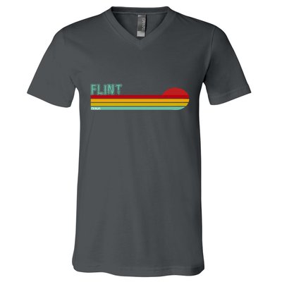 Flint Michigan V-Neck T-Shirt
