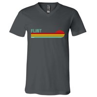 Flint Michigan V-Neck T-Shirt