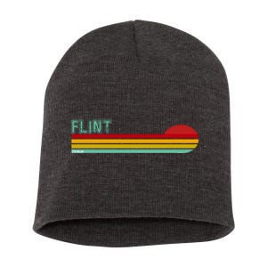 Flint Michigan Short Acrylic Beanie