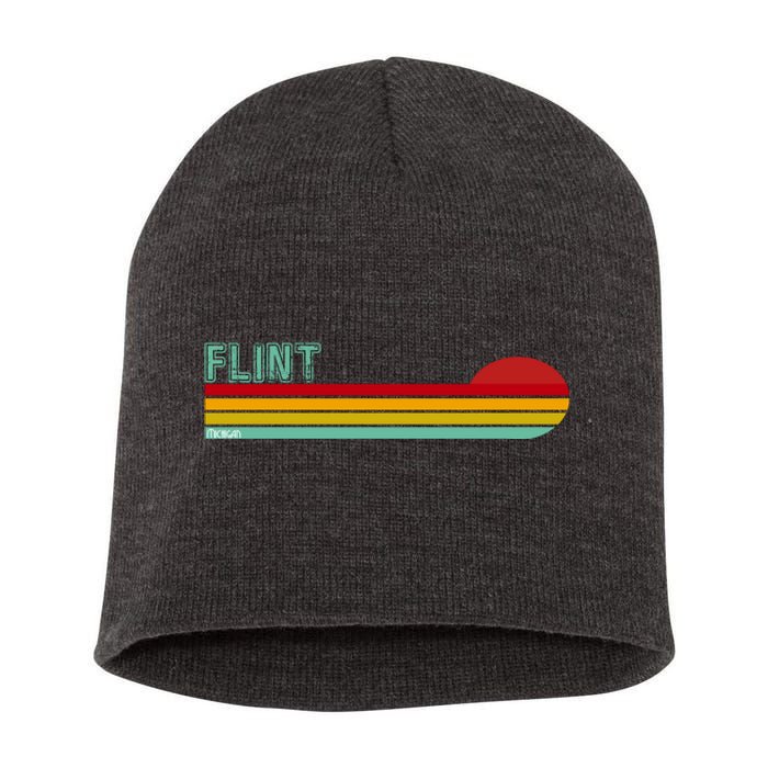 Flint Michigan Short Acrylic Beanie