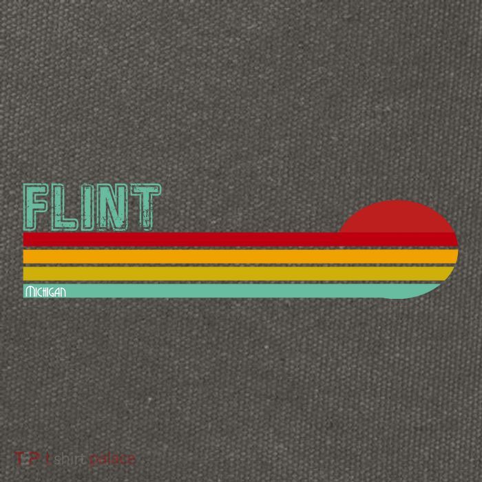Flint Michigan Cotton Canvas Backpack