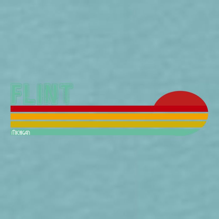 Flint Michigan Sueded Cloud Jersey T-Shirt