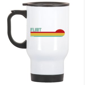 Flint Michigan Stainless Steel Travel Mug