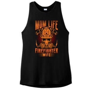 Fire Mother Firefighter Mom Tee Hero Mothers Day Gift Ladies PosiCharge Tri-Blend Wicking Tank