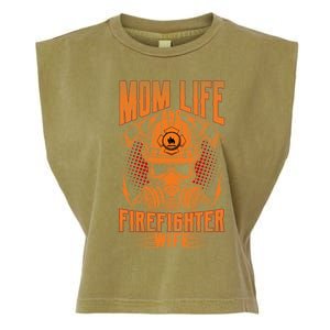 Fire Mother Firefighter Mom Tee Hero Mothers Day Gift Garment-Dyed Women's Muscle Tee