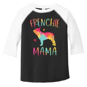 Frenchie Mama Funny French Bulldog Dog Mom Cute Toddler Fine Jersey T-Shirt