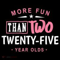 Funny More Fun Than Two 25 Year Old 50th Birthday City Backpack
