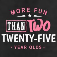 Funny More Fun Than Two 25 Year Old 50th Birthday Microfiber Hand Towel
