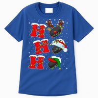 Funny Matching Family Santa Ho Ho Ho Ice Hockey Christmas Gift Tall T-Shirt