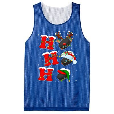 Funny Matching Family Santa Ho Ho Ho Ice Hockey Christmas Gift Mesh Reversible Basketball Jersey Tank