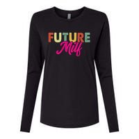 Future Milf Womens Cotton Relaxed Long Sleeve T-Shirt