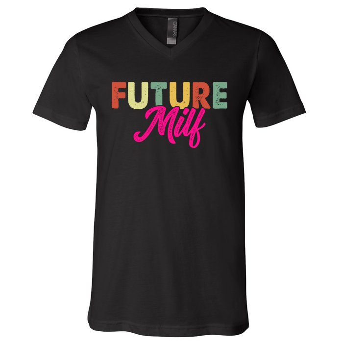 Future Milf V-Neck T-Shirt