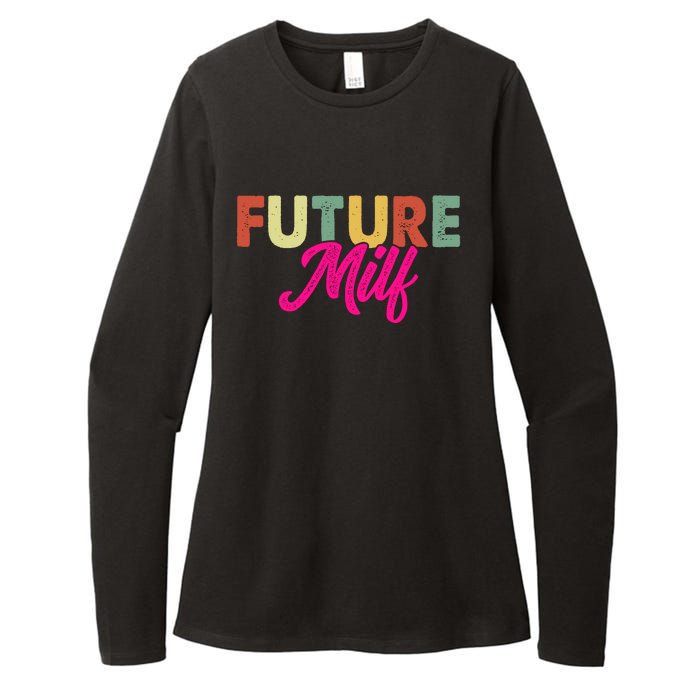 Future Milf Womens CVC Long Sleeve Shirt