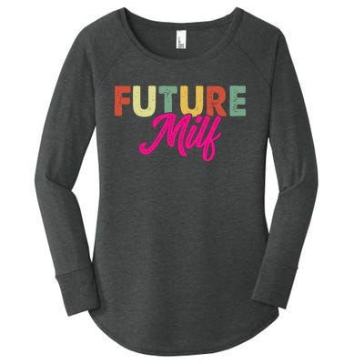 Future Milf Women's Perfect Tri Tunic Long Sleeve Shirt