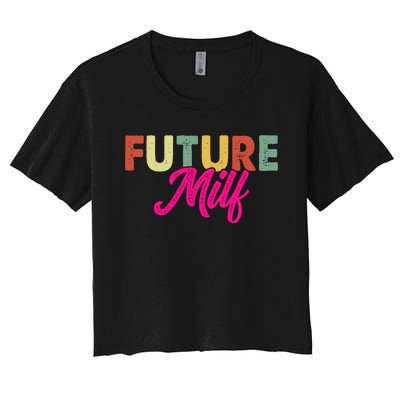 Future Milf Women's Crop Top Tee