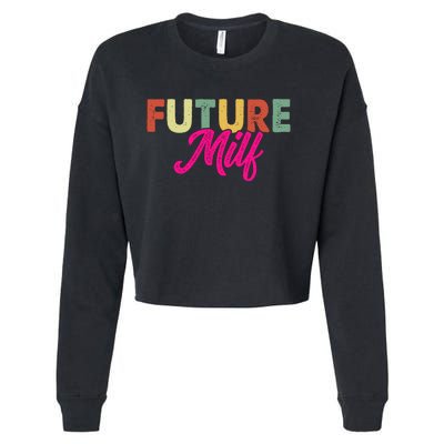 Future Milf Cropped Pullover Crew