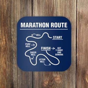 Funny Marathon Coaster