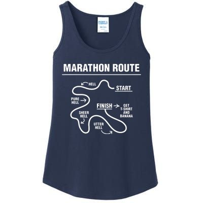 Funny Marathon Ladies Essential Tank