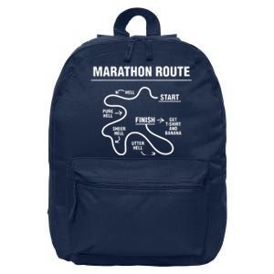 Funny Marathon 16 in Basic Backpack