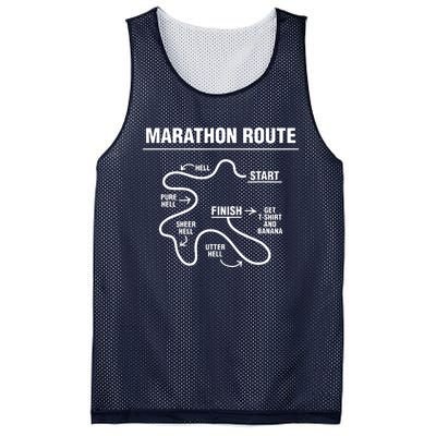 Funny Marathon Mesh Reversible Basketball Jersey Tank