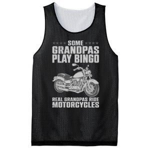 Funny Motorcycle For Grandpa Dad Motorcycle Lovers Riders Mesh Reversible Basketball Jersey Tank