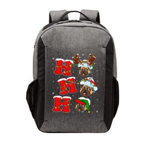 Funny Matching Family Santa Ho Ho Ho Pug Christmas Gift Vector Backpack