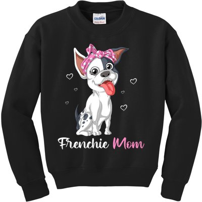 Frenchie Mom Kids Sweatshirt