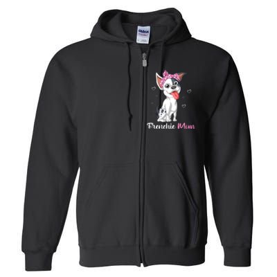 Frenchie Mom Full Zip Hoodie