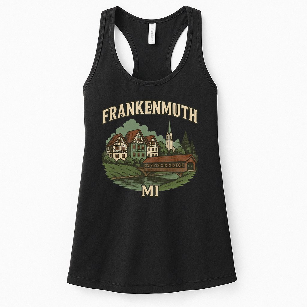 Frankenmuth Michigan Womens Tank Top