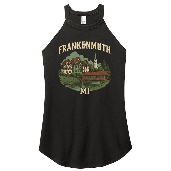 Frankenmuth Michigan Women's Perfect Tri Rocker Tank