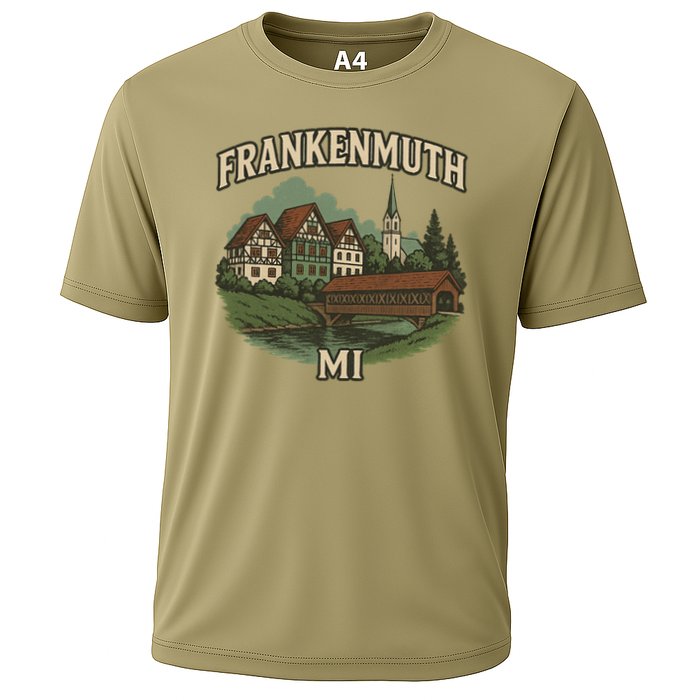 Frankenmuth Michigan Cooling Performance Crew T-Shirt