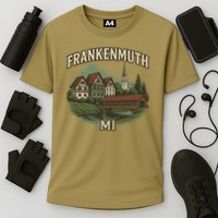 Frankenmuth Michigan Cooling Performance Crew T-Shirt