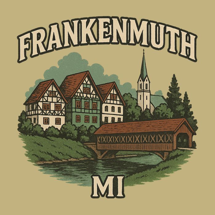 Frankenmuth Michigan Cooling Performance Crew T-Shirt