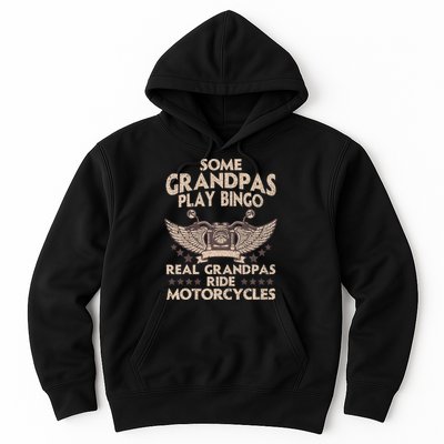 Funny Motorcycle For Grandpa Men Biker Motorcycle Rider Hoodie