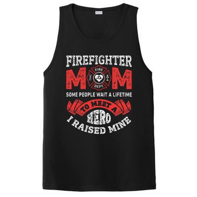 Firefighter Mom Firewoman Proud Moms Mother's Day Vintage PosiCharge Competitor Tank