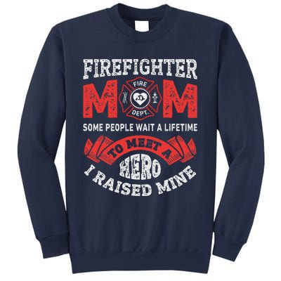 Firefighter Mom Firewoman Proud Moms Mother's Day Vintage Sweatshirt