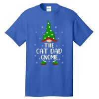 Funny Matching Family The Cat Dad Gnome Christmas Gift Tall T-Shirt