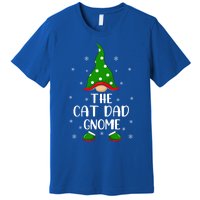 Funny Matching Family The Cat Dad Gnome Christmas Gift Premium T-Shirt