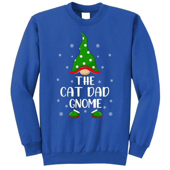 Funny Matching Family The Cat Dad Gnome Christmas Gift Tall Sweatshirt