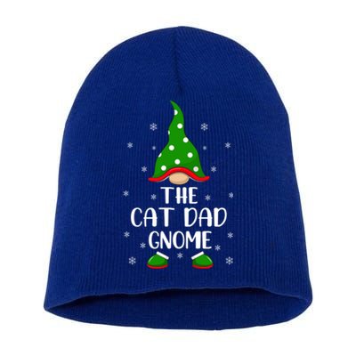 Funny Matching Family The Cat Dad Gnome Christmas Gift Short Acrylic Beanie